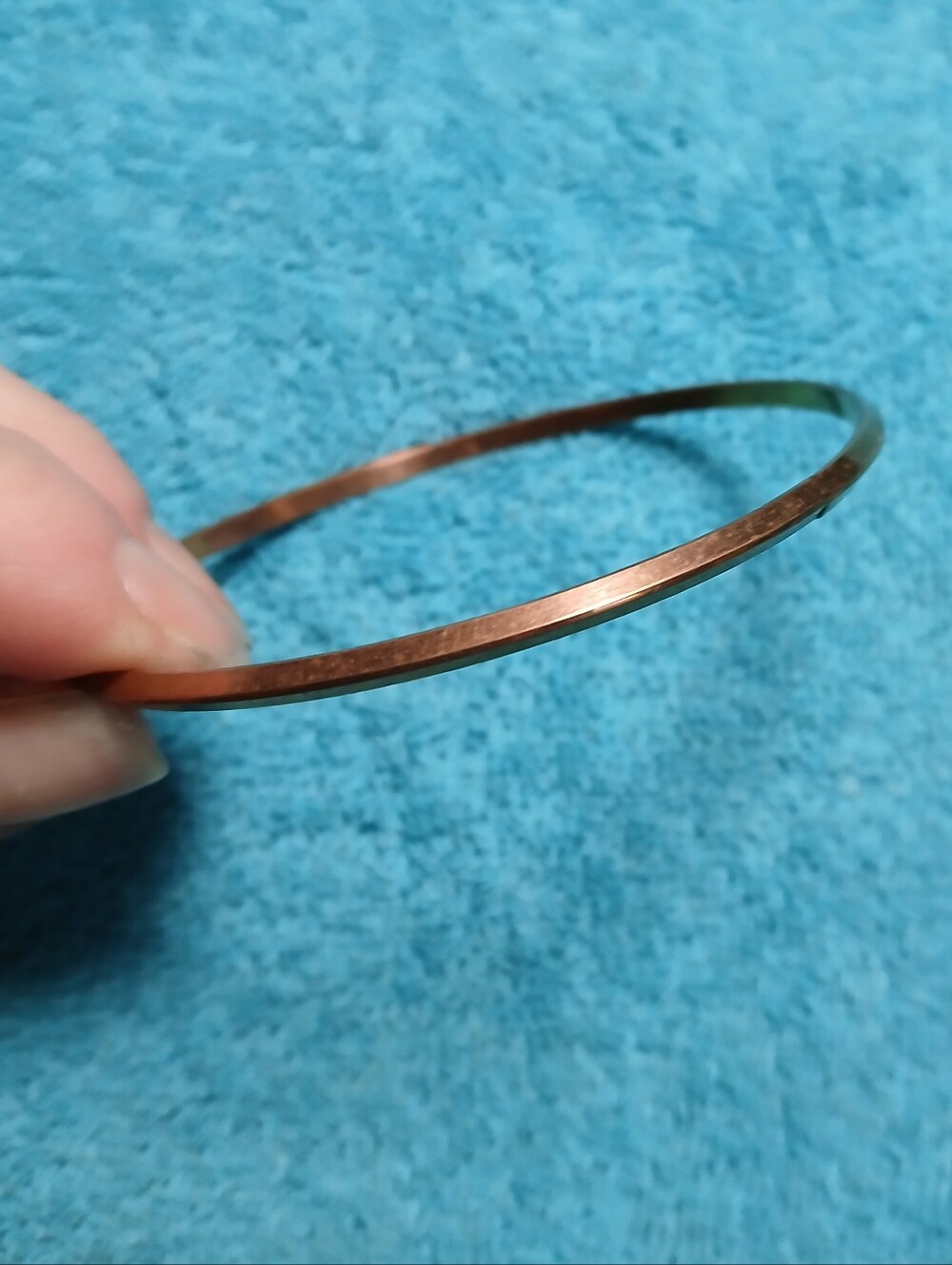 Slim Copper Women’s Bangle Bracelet